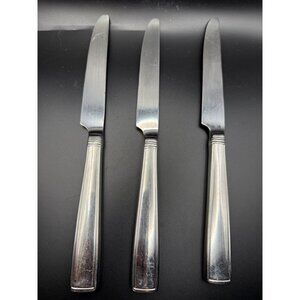 Reed & Barton Benson Pattern Stainless Steel Knives Set Of 3